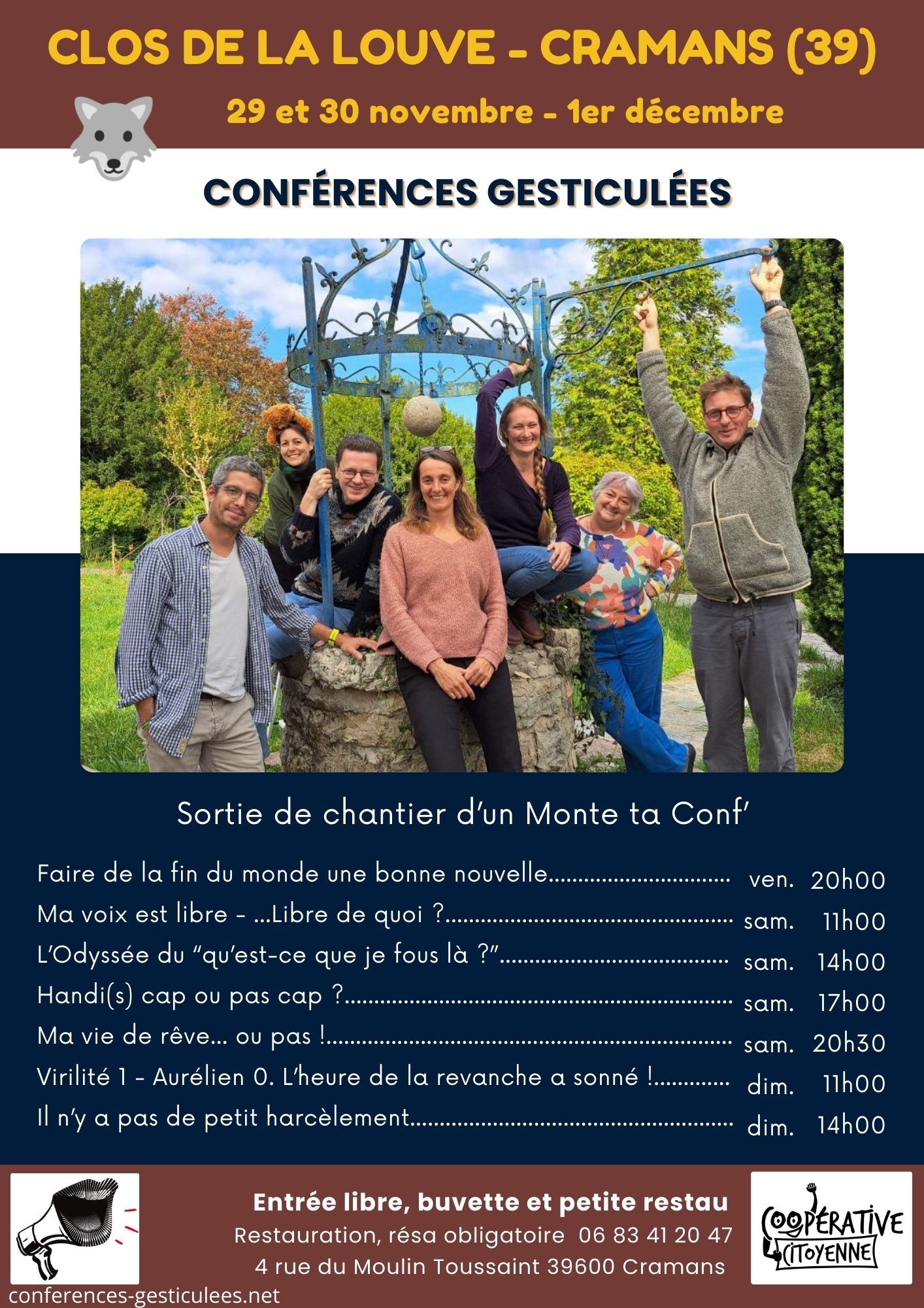 29 nov- 1er déc /Sortie de chantier dans le Jura !!!